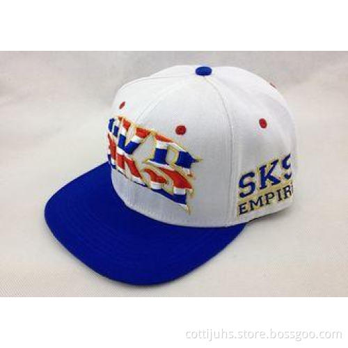 Customized Embroidered Baseball Caps Snapback Cotton Sport